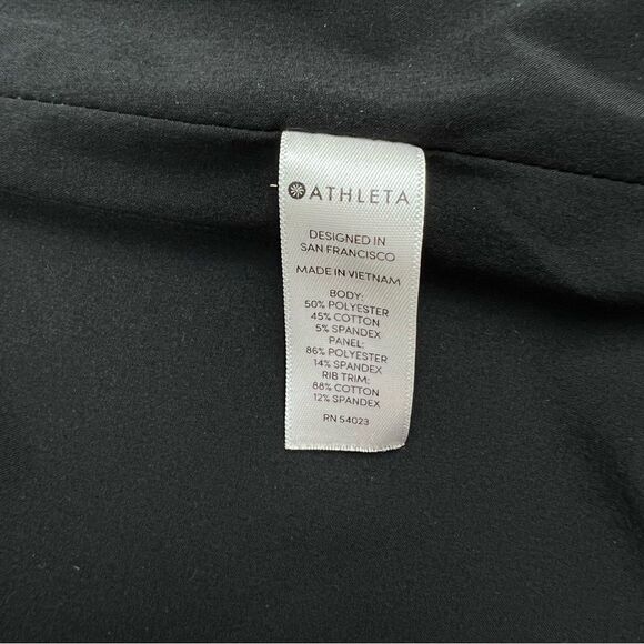 Athleta Fitted Victory Hoodie Jacket Heathered Charcoal Grey - Picture 9 of 11